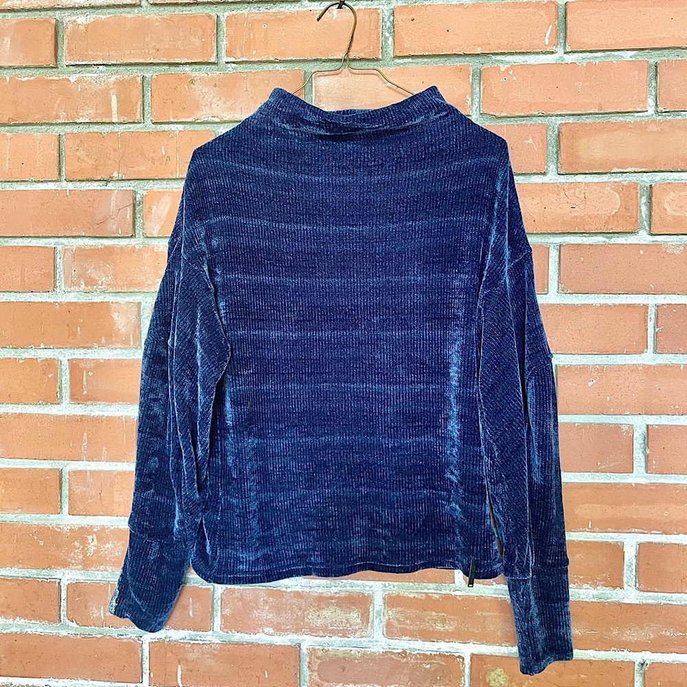 Vintage Mock Neck Corduroy Sweater - S